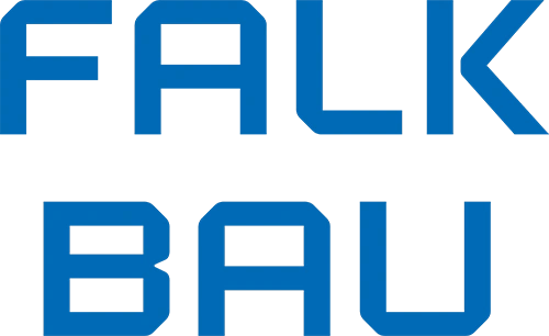 Logo Falkbau in Blau