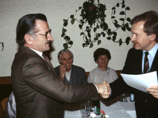 1990_02_19 Ehren-u.Verabschiedungsabend Baugeschäft Falk HsNr.50,005,Verabschiedung Gebel Herbert Hirschau